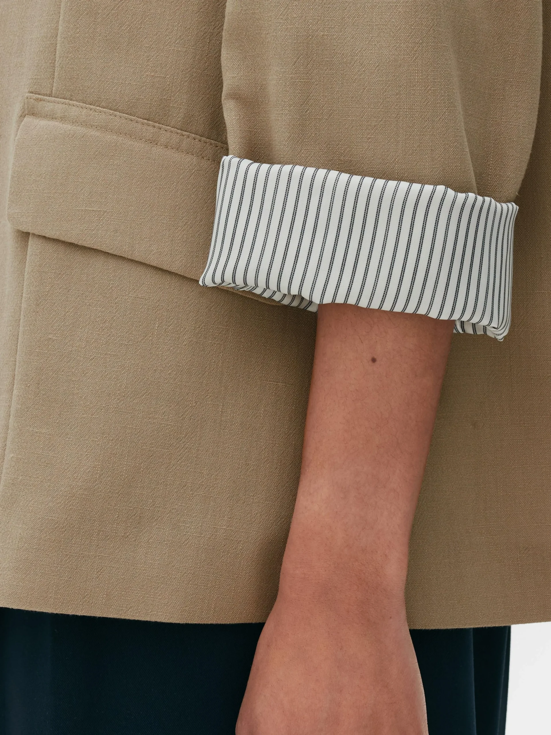 Blazer Corte Justo S/ Botões