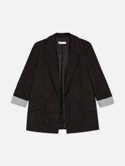 Blazer Corte Justo S/ Botões