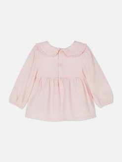Blusa Franzida Colarinho