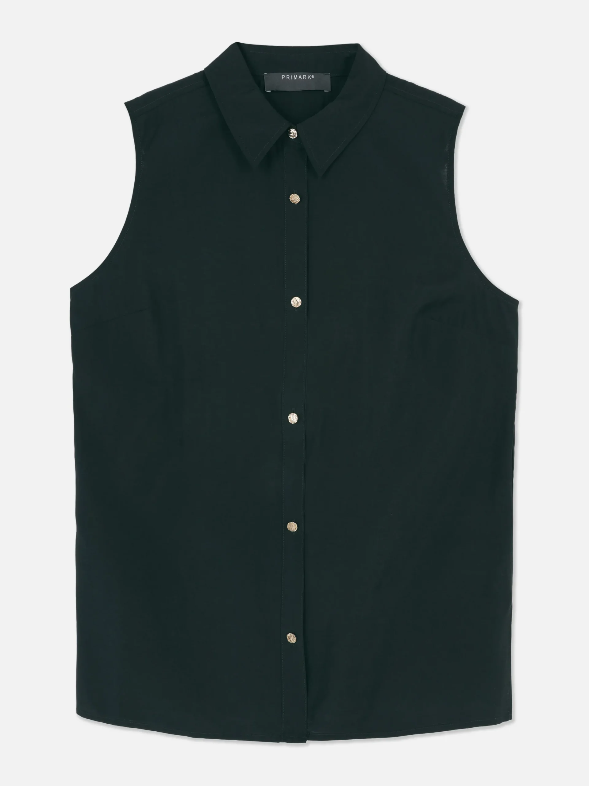 Blusa S/ Mangas Botões