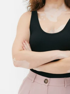 Body Canelado Gola Redonda