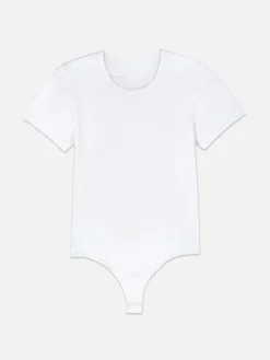 Body T-shirt Canelado S/ Costuras