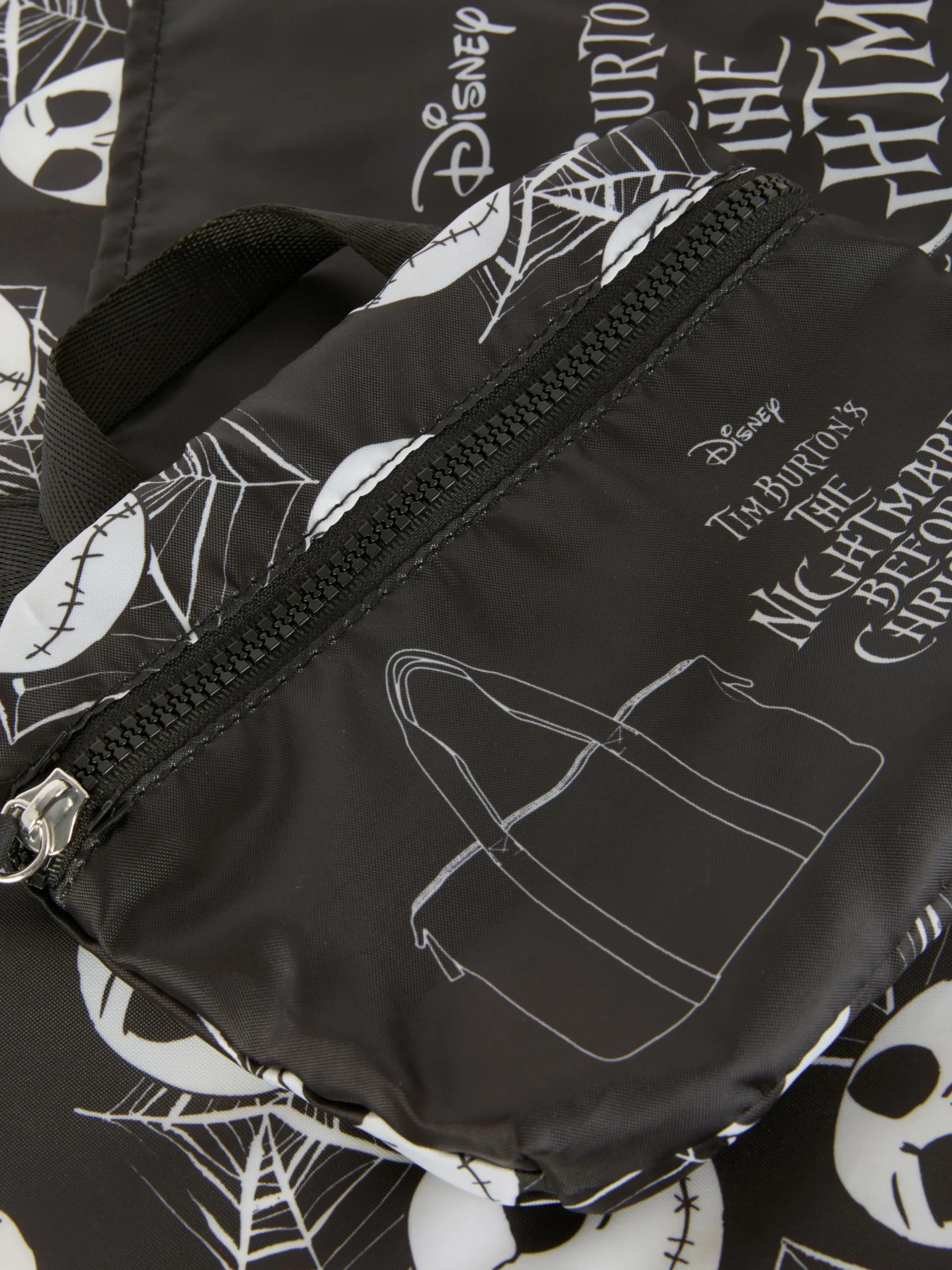 Bolsa Shopper Dobrável Disney Tim Burton O Estranho Mundo De Jack