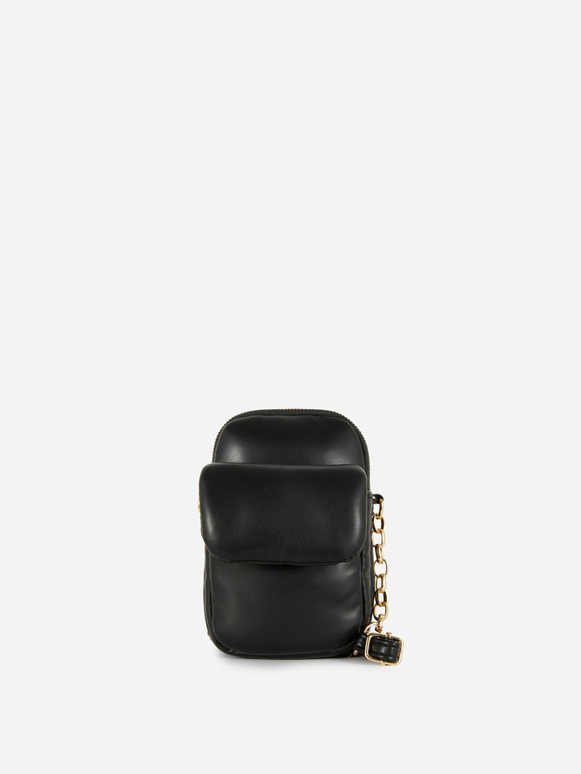 Bolsa Telemóvel Almofadada Imitação Pele