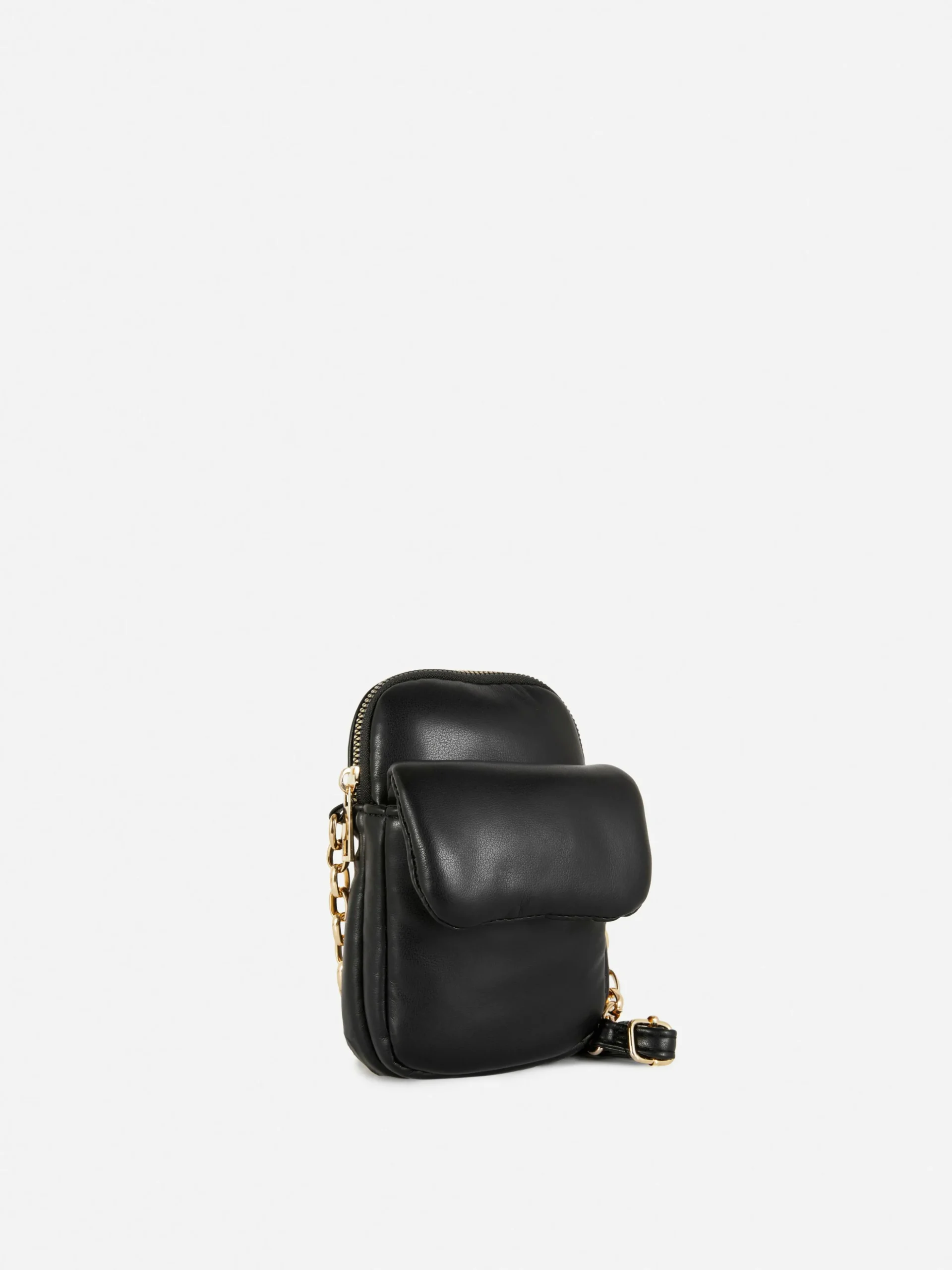 Bolsa Telemóvel Almofadada Imitação Pele