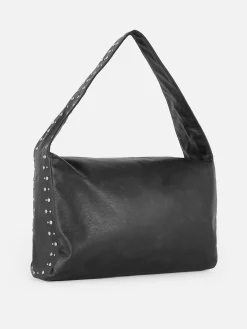 Bolsa Tote Imitação Pelecouro Tachas Rita Ora