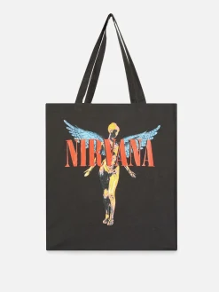 Bolsa Tote Lona Nirvana