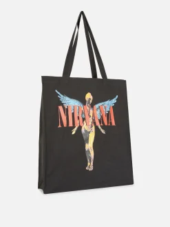 Bolsa Tote Lona Nirvana