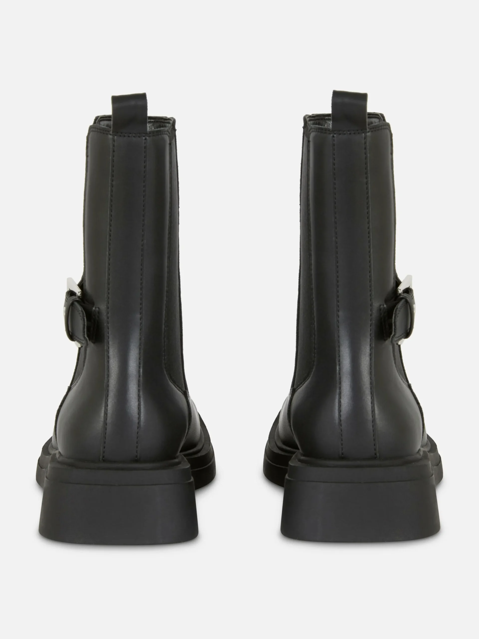 Bota SChelsea Imitação Pele Biqueira Quadrada