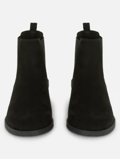 Botas Chelsea Imitação Camurça