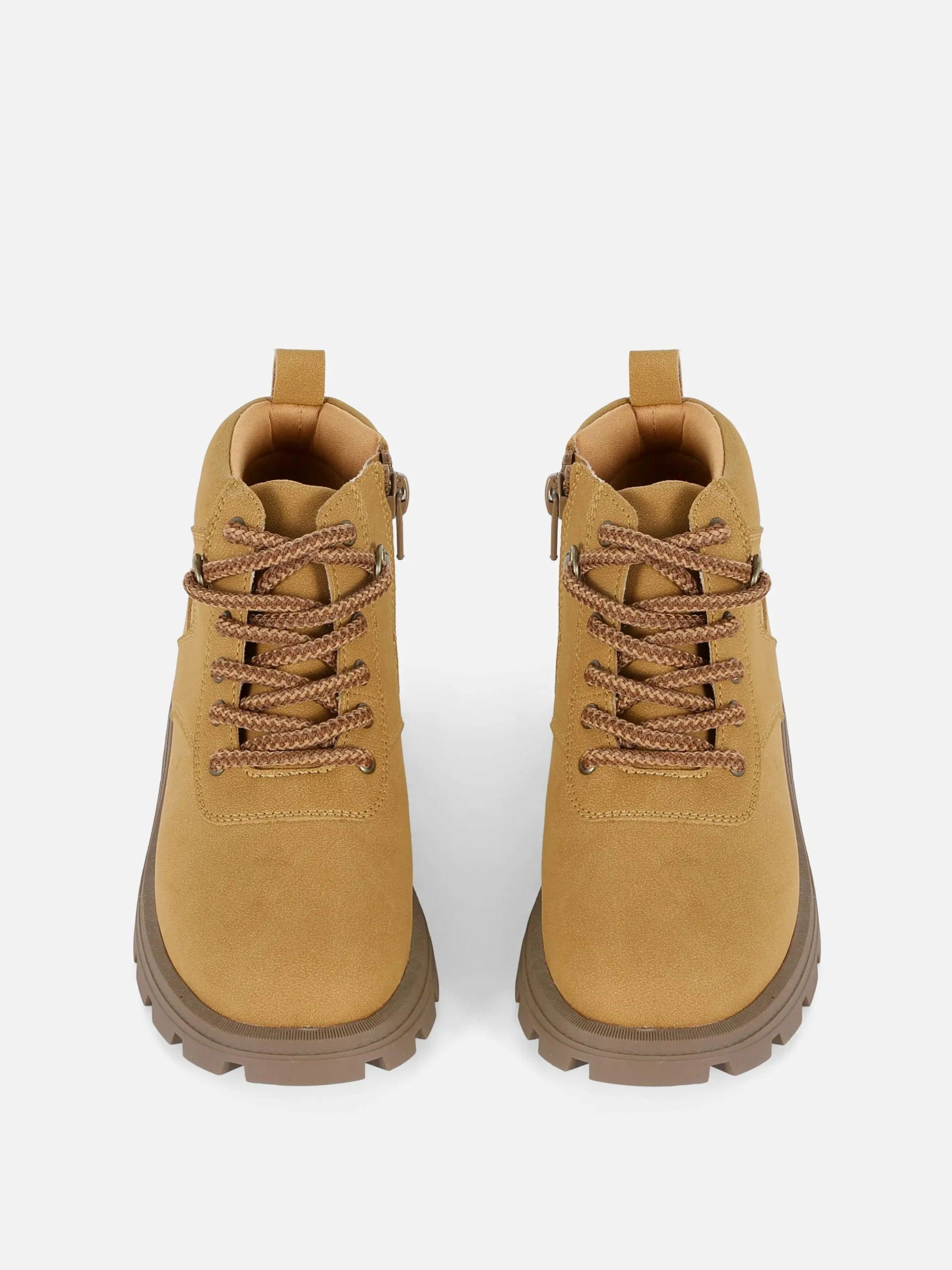 Botas Estilo Trabalho Fecho Correr