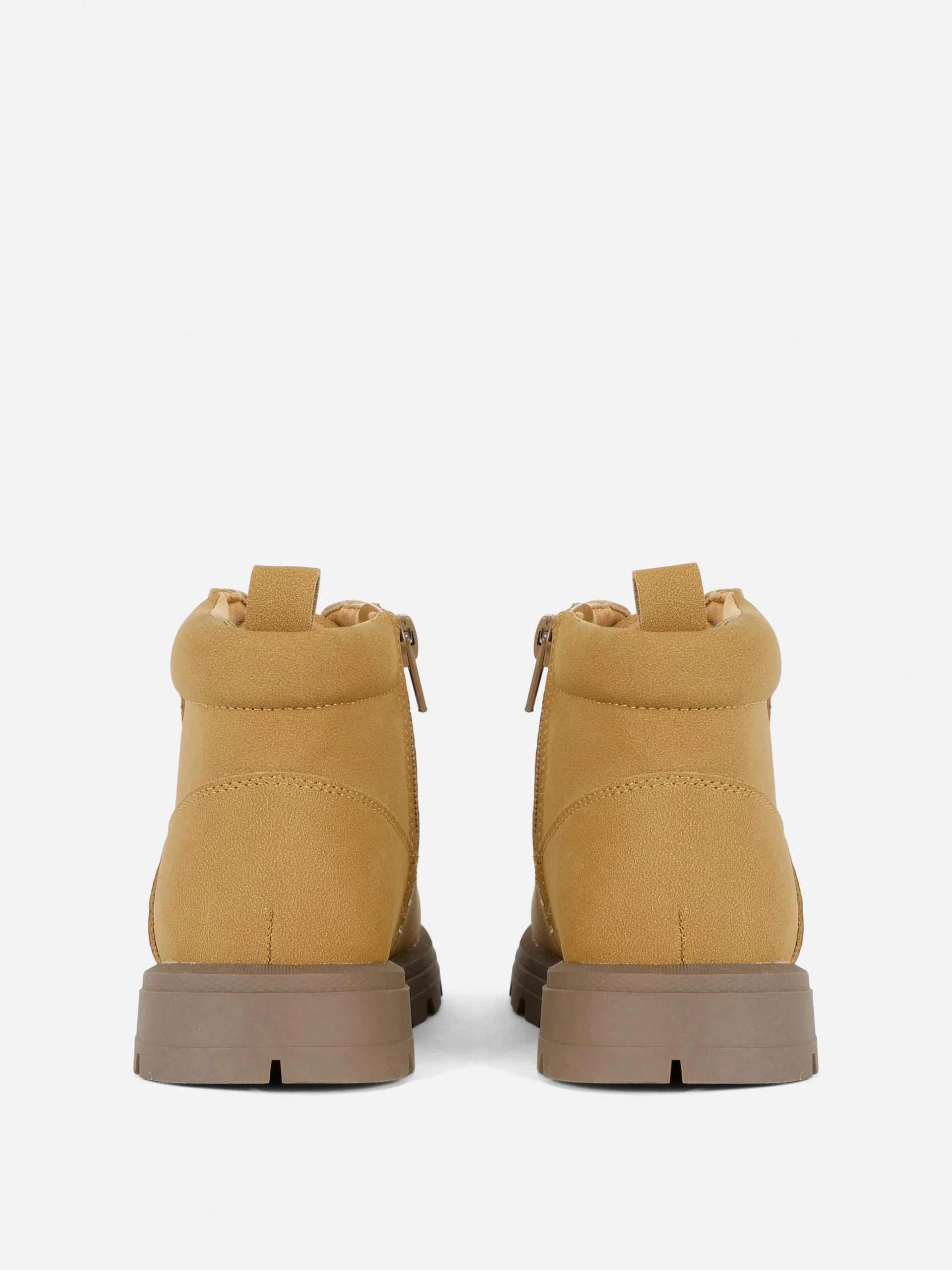 Botas Estilo Trabalho Fecho Correr