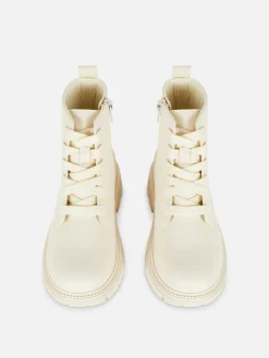 Botas Fecho Correr Lateral Sola Grossa