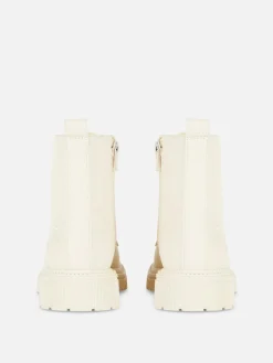 Botas Fecho Correr Lateral Sola Grossa