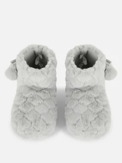 Botas Felpudas Pompons