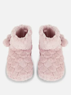 Botas Felpudas Pompons