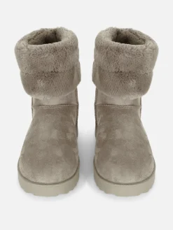 Botas Forro Imitação Pelo