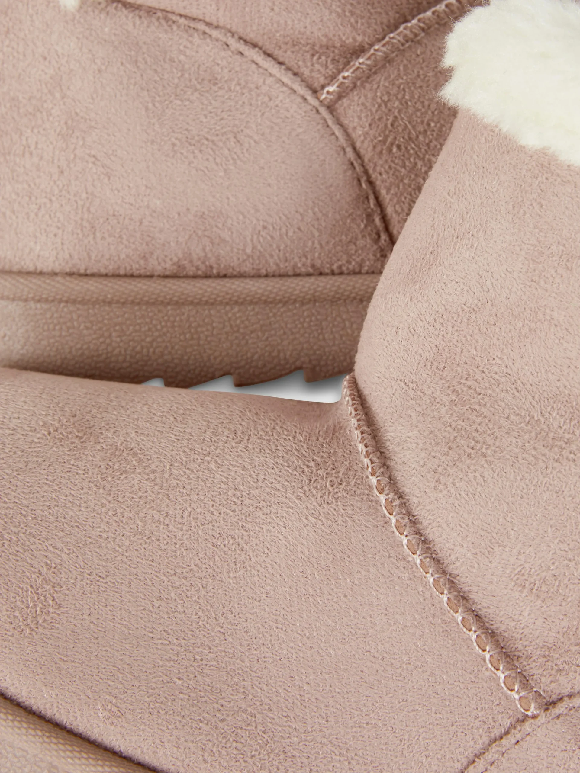 Botas Forro Pelúcia Laço Atrás