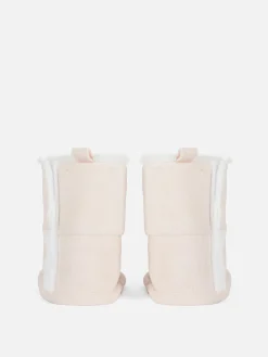 Botinhas Rebordo Imitação Pelo Bebé