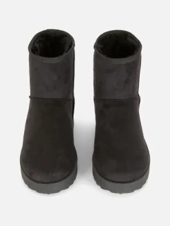 Botins Imitação Camurça