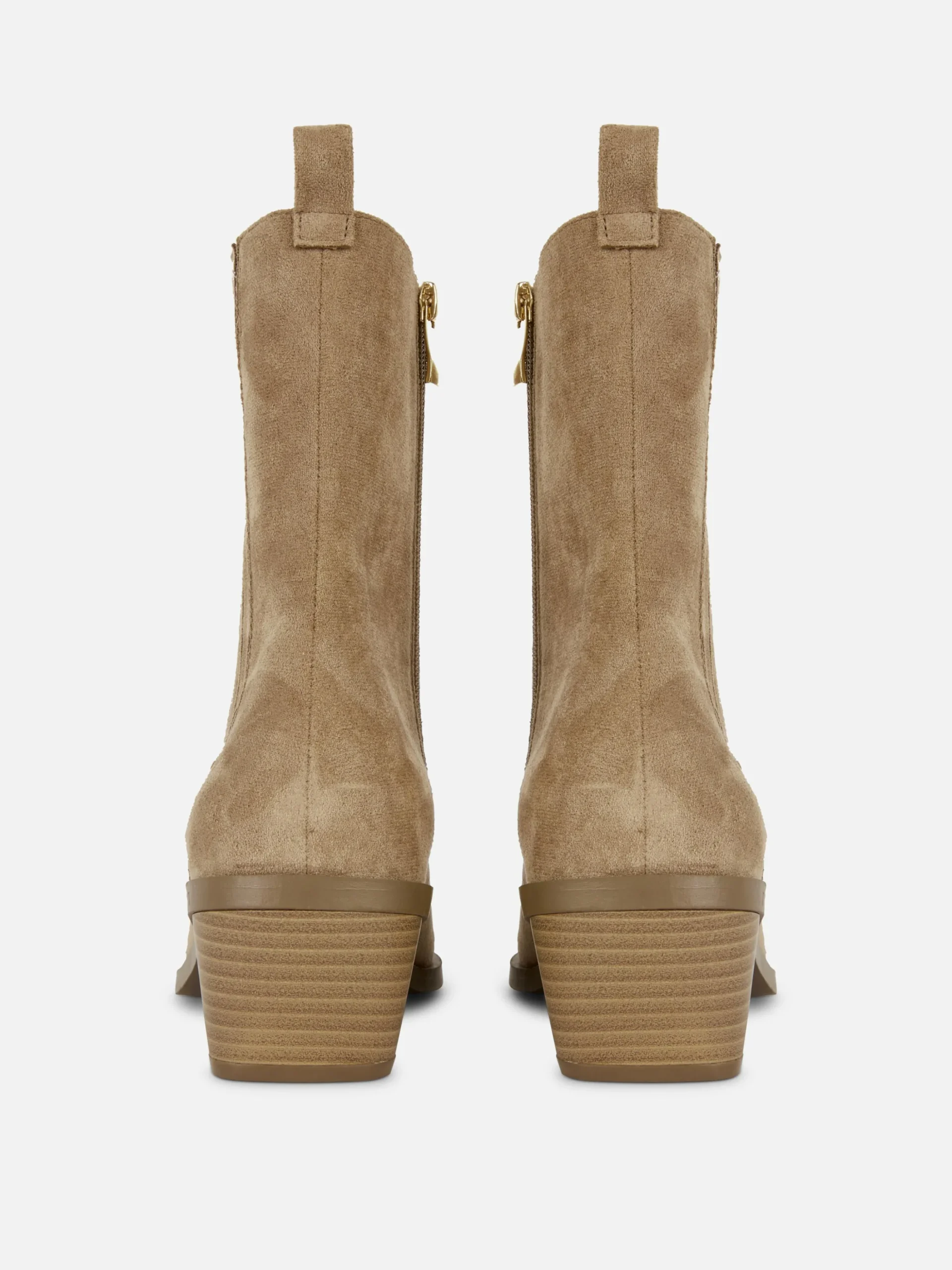 Botins Salto Baixo Western