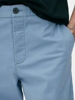 Calças Chino Elásticas Corte Justo