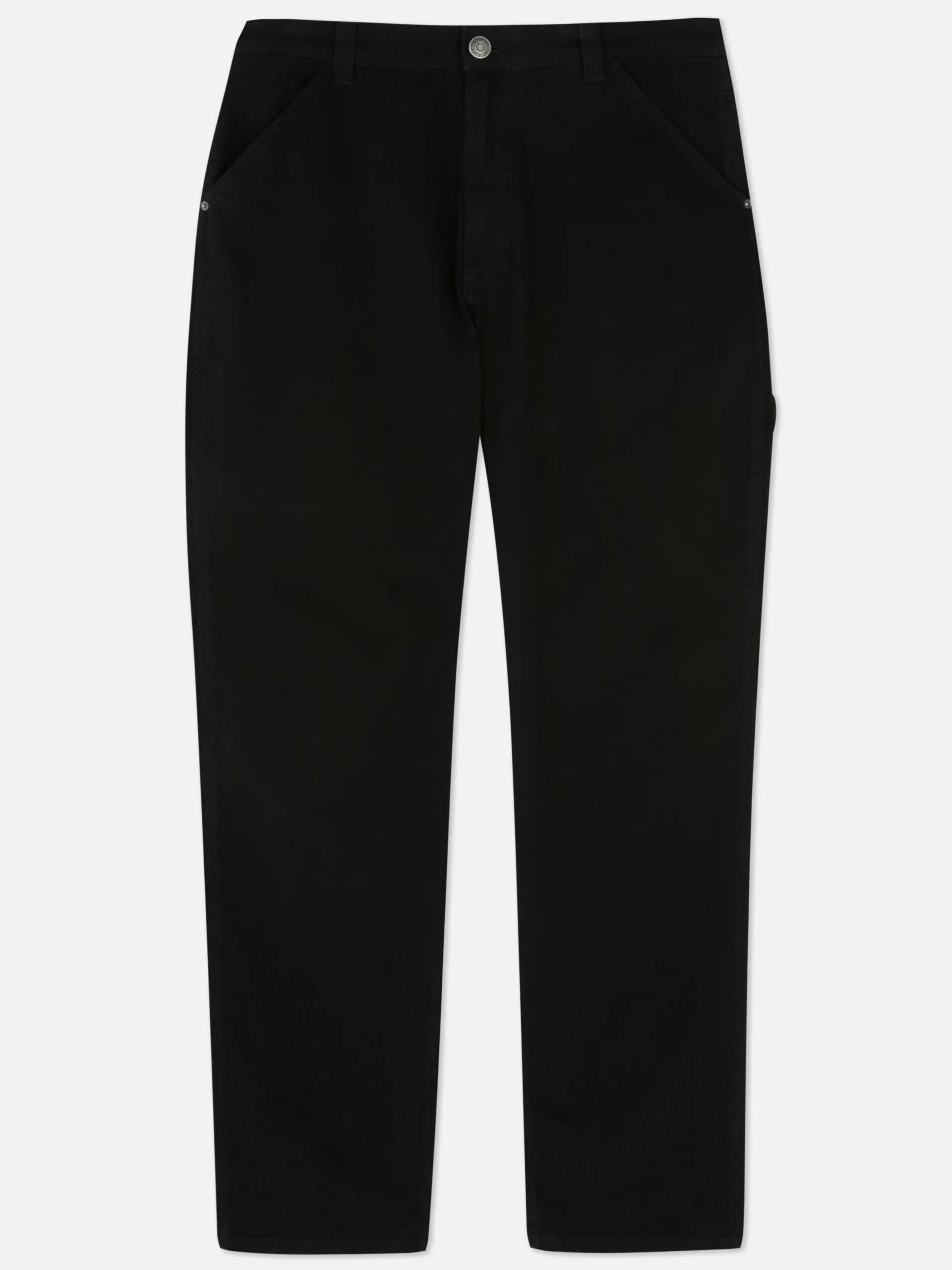 Calças Estilo Carpinteiro Corte Regular