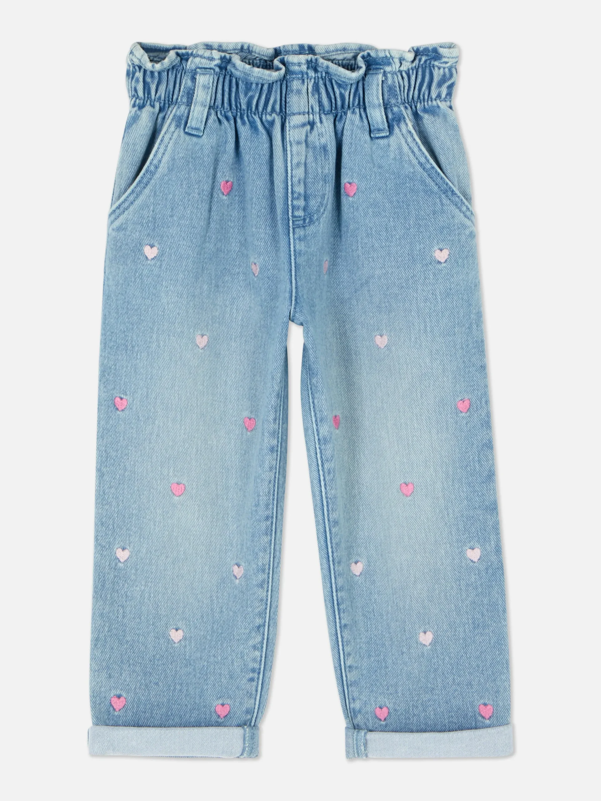 Calças Ganga Bordado Coração