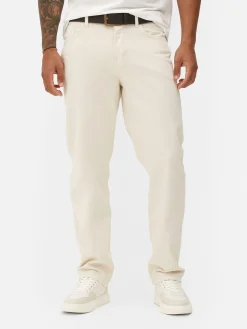 Calças Ganga Corte Perna Direita Folgada