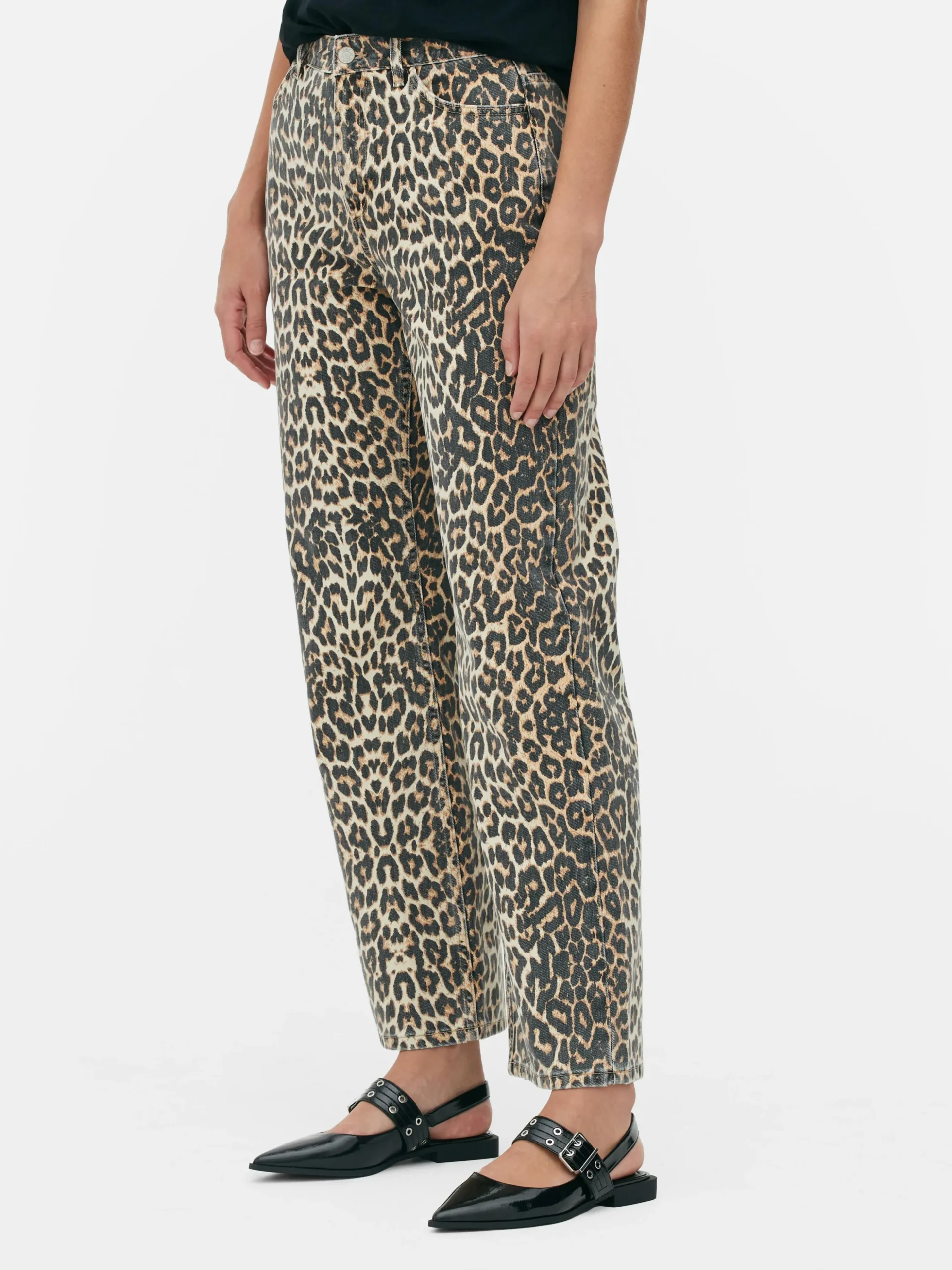 Calças Ganga Estampado Leopardo