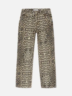 Calças Ganga Estampado Leopardo