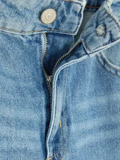 Calças Ganga Rígidas Corte Boca Sino Rasgões