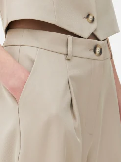 Calças Medida Corte Perna Direita Conj. Coordenado