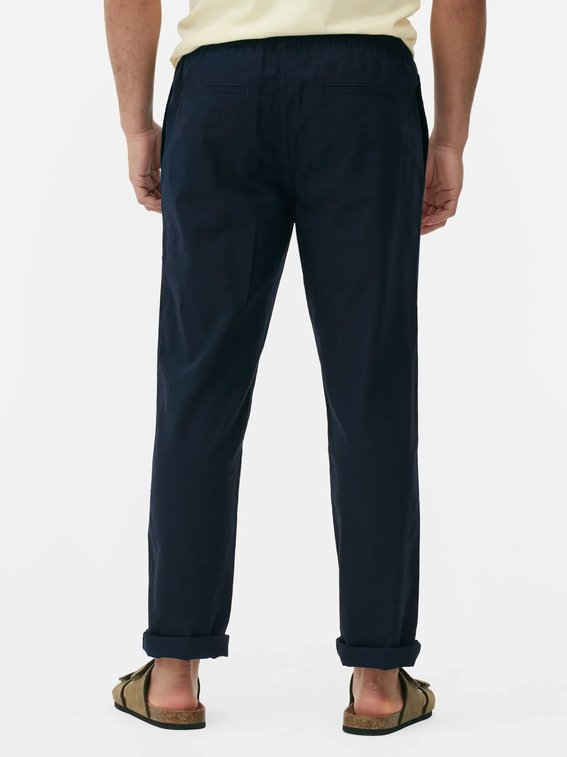 Calças Mistura Linho