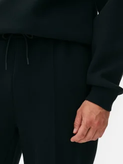 Calças Treino Com Punhos Pregas Kem