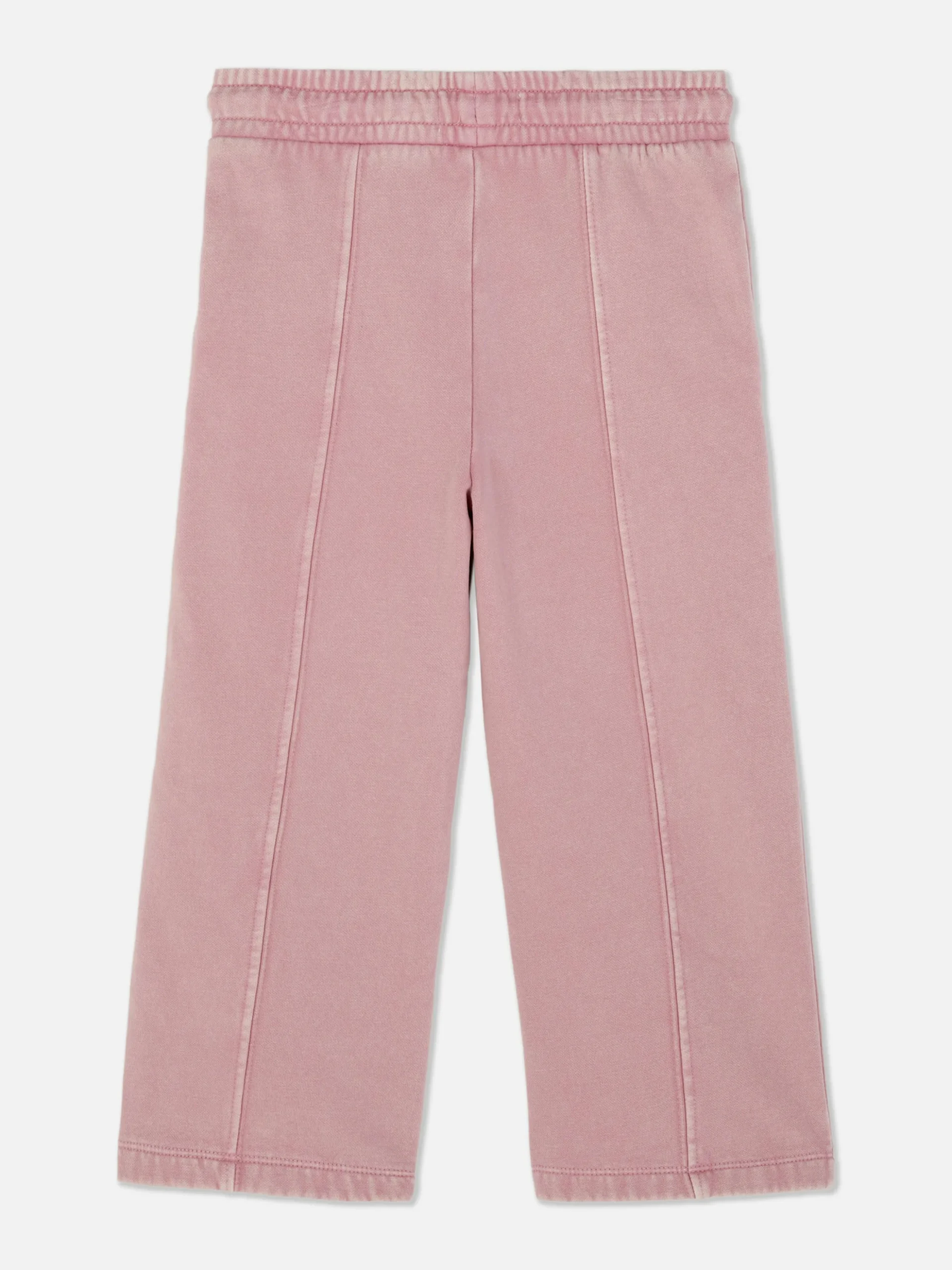 Calças Treino Cordão Corte Perna Larga