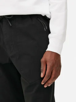 Calças Treino Elásticas Corte Folgado