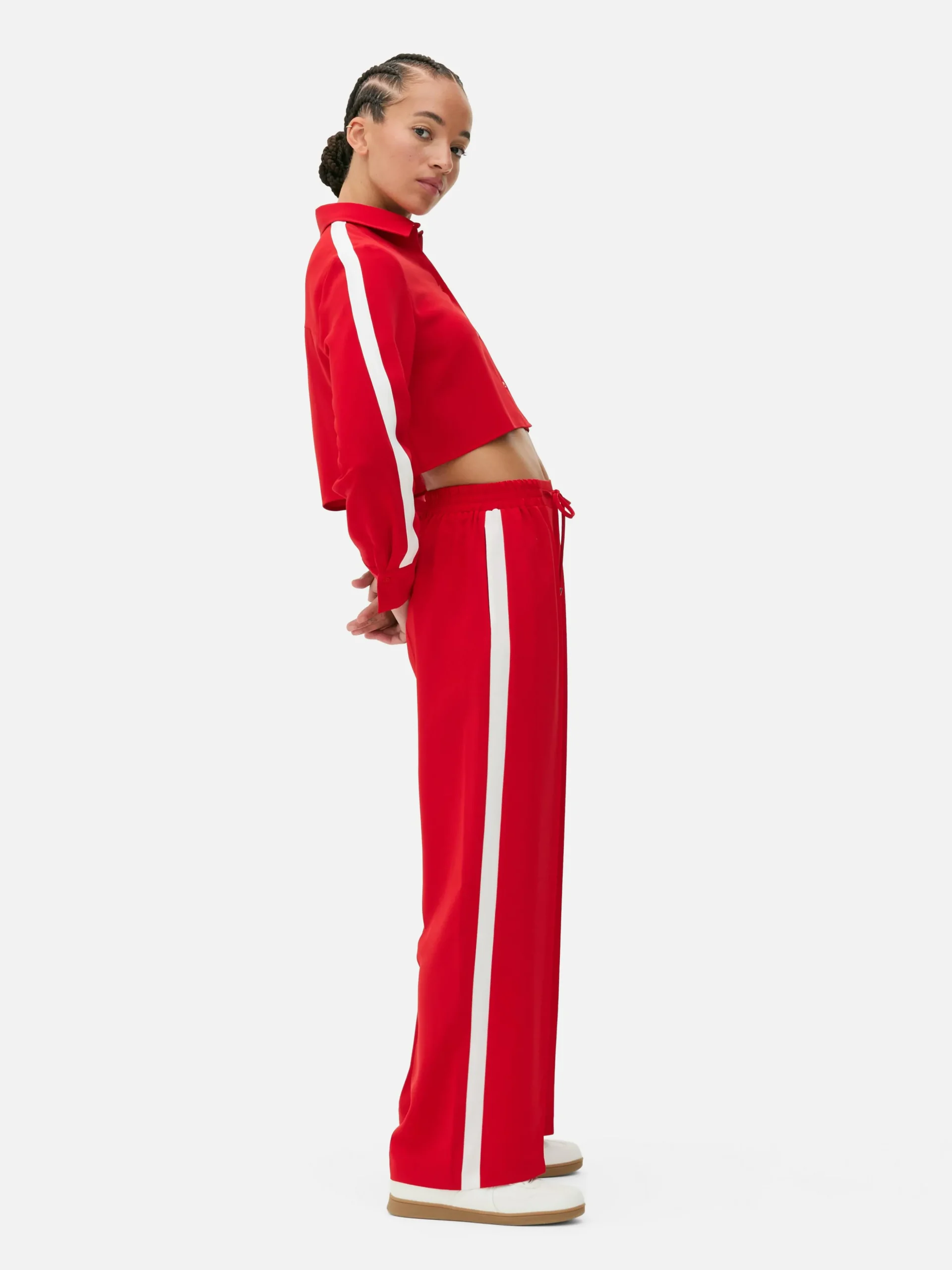 Calças Treino Risca Lateral