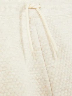 Calças Treino Texturadas Cordão