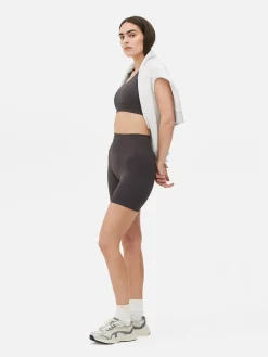 Calções Cintura Alta S/ Costuras Desempenho