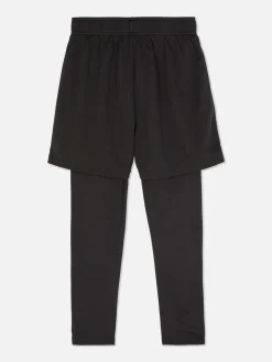 Calções Leggings Desporto 2 Em 1