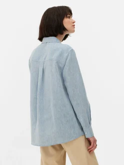 Camisa Manga Comprida Cambraia