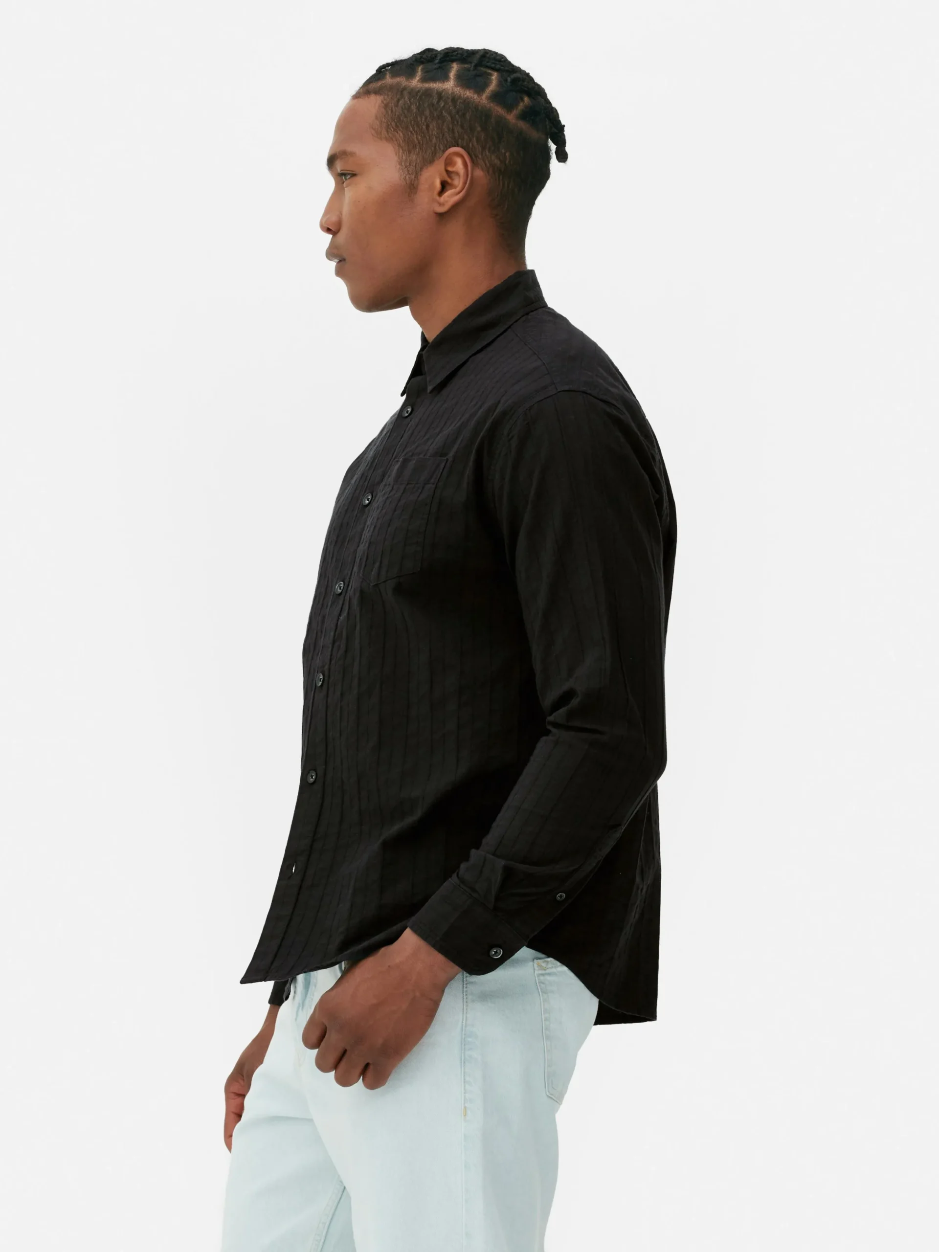 Camisa Manga Comprida Jacquard