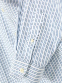 Camisa Manga Comprida Riscas Jacquard