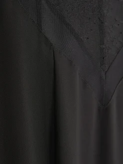 Camisa Noite Malha/renda