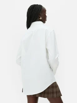 Camisa Oxford Botões Rita Ora