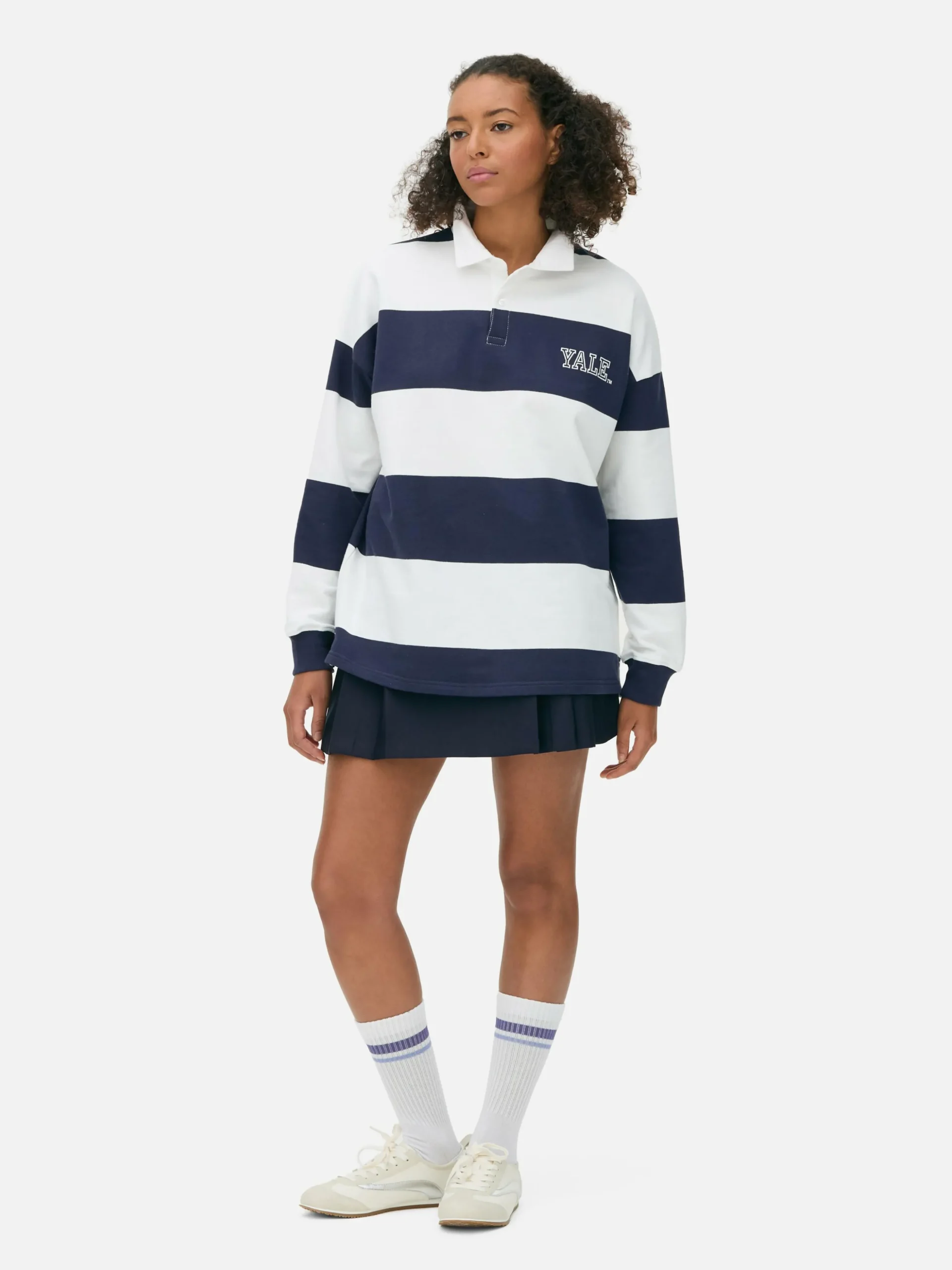 Camisa Polo Riscas Yale