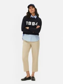 Camisa/camisola Malha Slogan Dois-em-um