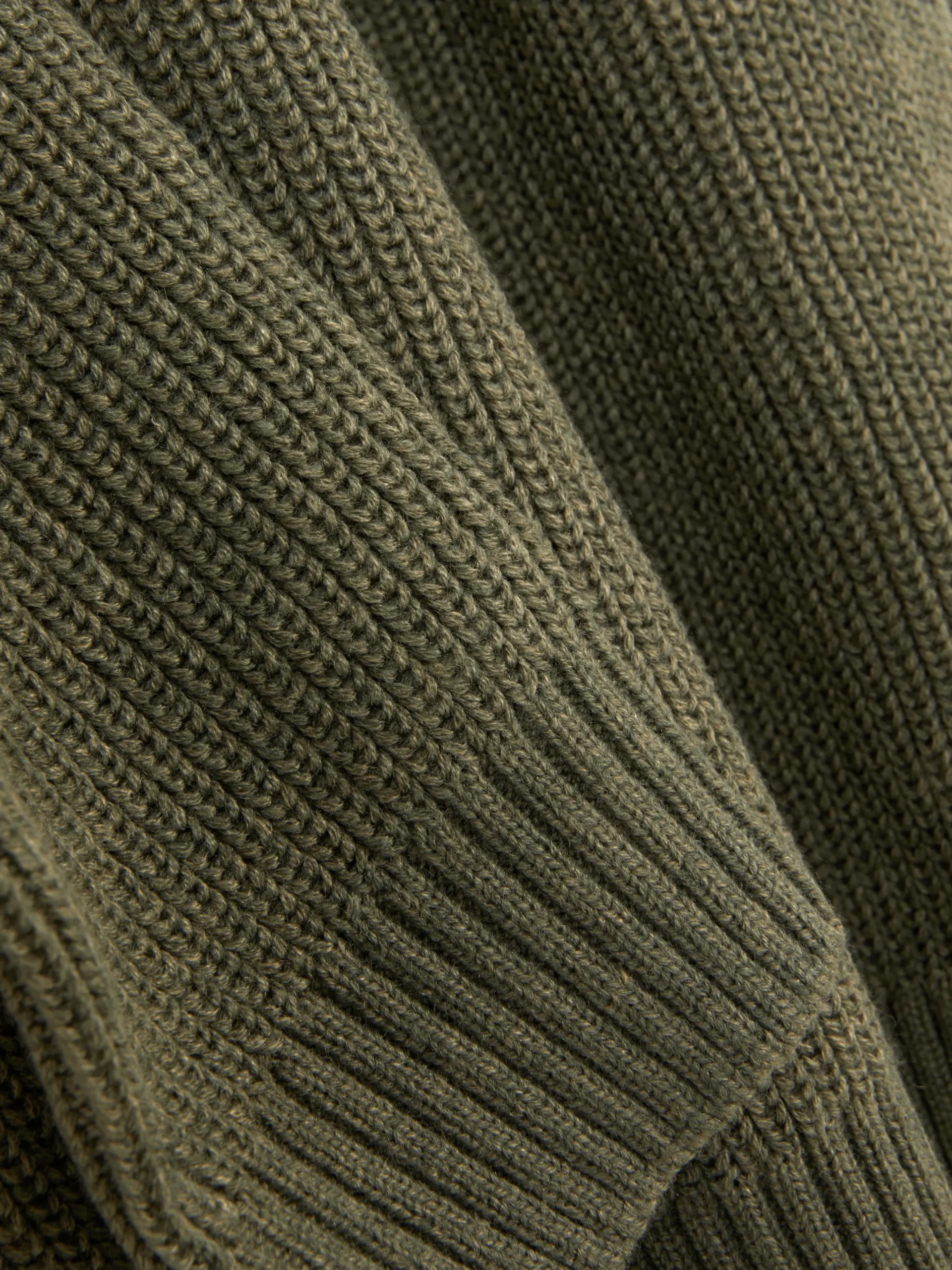 Camisola 1/2 Fecho Correr Malha Canelada