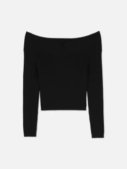 Camisola Bardot Canelada